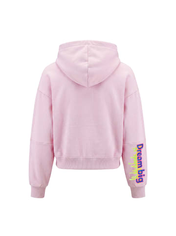 IZIA Women Hoodie in Light Rose