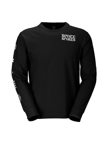SCOTT Graphic Langarmshirt in Schwarz