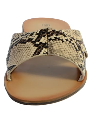 Divine Factory Pantolette JL3958 Beige