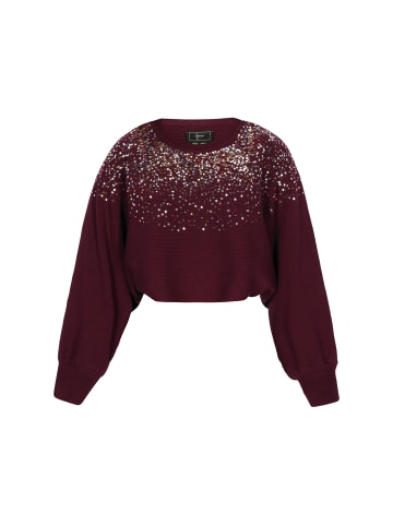 faina Women Sweater in burgundy
