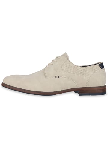 VAN HILL Klassische Schnürer Jett in Beige