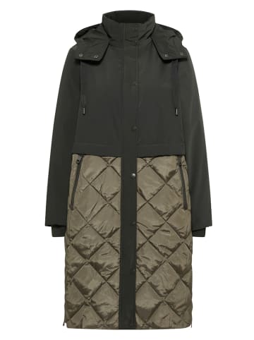 Cecil Mantel mit Strukturmix in Grün