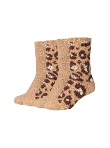 camano Socken cosy patterned 4er Pack travertine