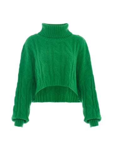 myMo Damen Rollkragenpullover in GRÜN