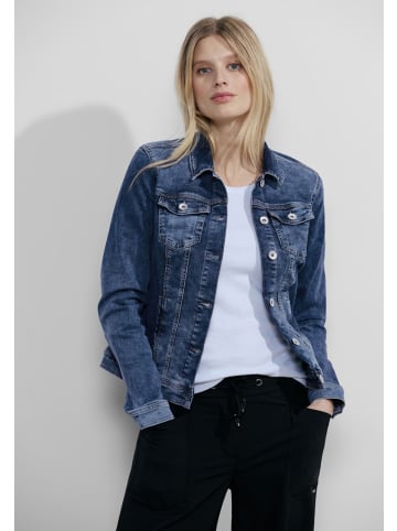 Cecil Blaue Jeansjacke in Blau