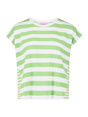 Betty Barclay Basic Shirt mit Streifen in White/Green