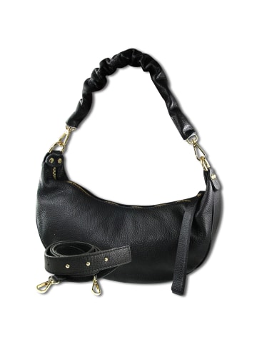 Toscanto Toscanto Umhängetasche, Citytasche Leder schwarz ca. 32cm