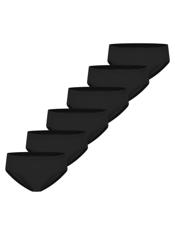 Schiesser Slip Invisible Cotton in Schwarz