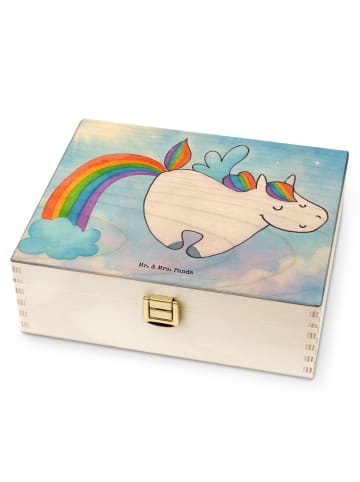 Mr. & Mrs. Panda Tee Kiste Einhorn Fliegendes Pferd Design ohne ... in Weiß