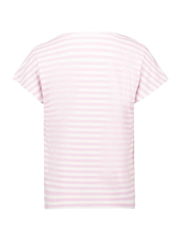 CARTOON Basic Shirt mit Rundhalsausschnitt in Cream/Rosé