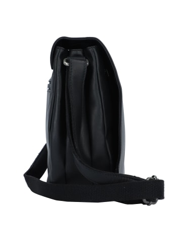 The Chesterfield Brand Wax Pull Up Umhängetasche Leder 26 cm in schwarz