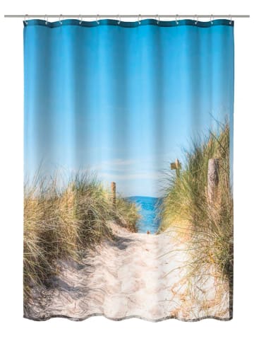 Kleine Wolke Duschvorhang Borkum in bunt