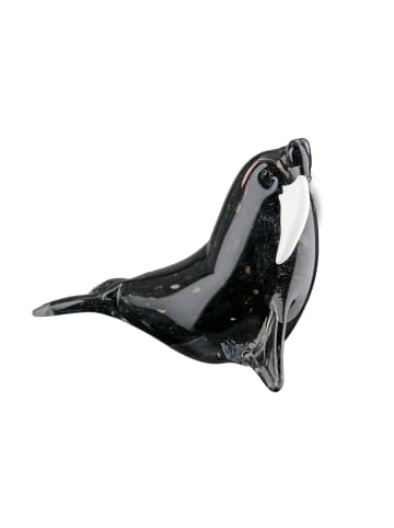 GILDE Figur Walross schwarz - (H) 16,5 cm