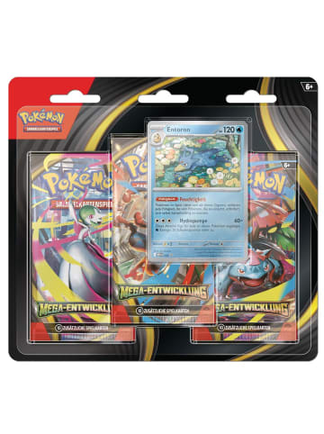 Pokémon Entoron | 3 Booster-Packs | Pokemon Mega-Entwicklungen Karten deutsch