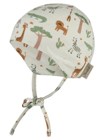 Sterntaler Beanie Safaritiere in silber