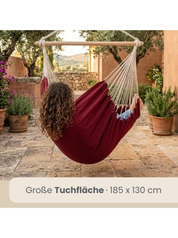 AMANKA XXL Outdoor Hängesessel Key West rot