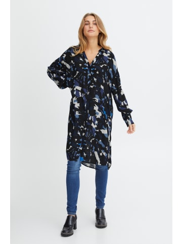 Fransa FRHelena loose fit in Navy Blazer graphic mix