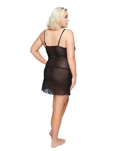 Ulla Popken Négligé in schwarz