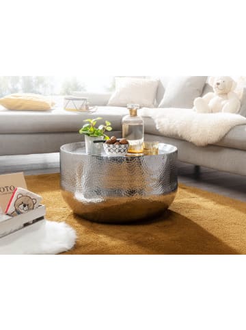 FineBuy Couchtisch "SV73653" in Silber / Silbern