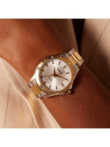 Lorus Stahl Quarzuhr Lorus Gold