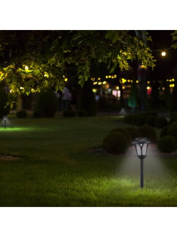 relaxdays 5 x Solarlampe in Schwarz