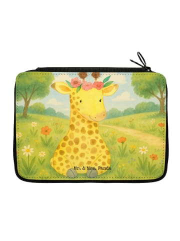 Mr. & Mrs. Panda Mäppchen Giraffe Blumenkranz Design ohne Spruch in Weiß