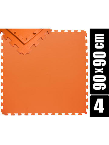 eyepower Kampfsportmatte Hestia 4er-Set in orange