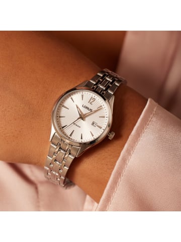 Lorus Stahl Quarzuhr Lorus Silber