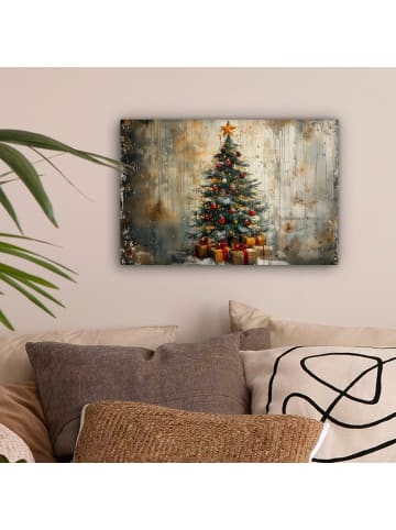 MuchoWow Leinwand Bilder Rostfarben