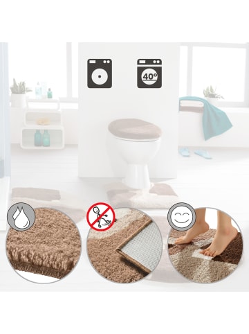 Erwin Müller Duschvorlage halbrund Athen in braun