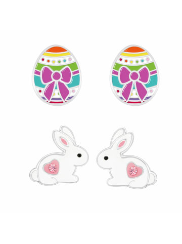 schmuck23 Ohrstecker Set Hase Ostern 925 Silber