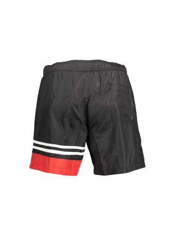 Karl Lagerfeld Schwarze Polyester-Badeshorts