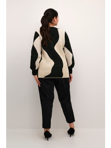 KAFFE curve Strickpullover KCvilma in Abstract Knit Pattern