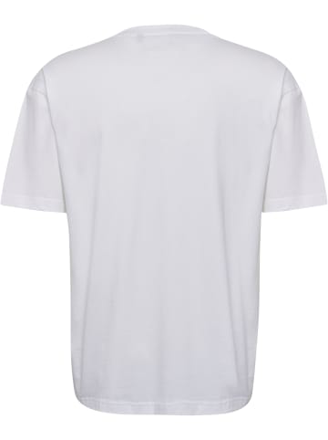 Hummel Hummel T-Shirt Hmlloose Lebensstil Erwachsene in WHITE/DARK GREEN