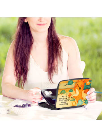 Mr. & Mrs. Panda Federmäppchen Fuchs Koch Design mit Spruch in Weiß