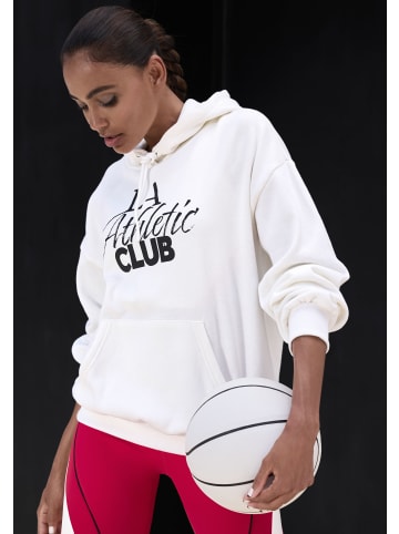 LASCANA ACTIVE Kapuzenpullover in weiß