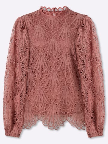 WITT WEIDEN Spitzen-Bluse in rosenholz