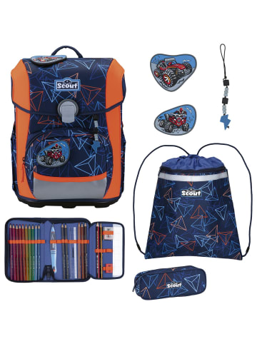 Scout Neo Schulranzen-Set 4-tlg.Offroad in blau
