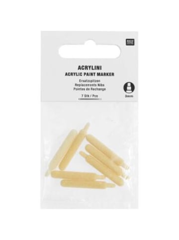 Rico Design Nonbook - Ersatzspitzen Acrylini Marker, 3 mm, 7 Stk
