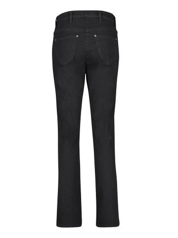 Betty Barclay Stretch-Hose mit hohem Bund in Schwarz/Schwarz