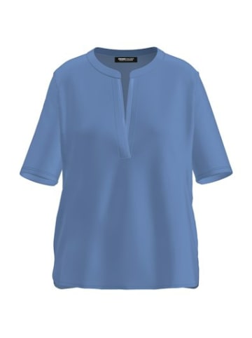 Frank Walder Kurzarmbluse für Damen in blau