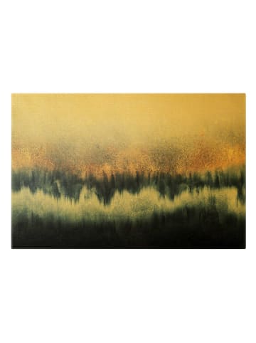 WALLART Leinwandbild Gold - Goldener Horizont in Gold