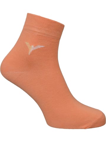 Carlo Colucci Freizeitsocken Cera in Grün / Orange