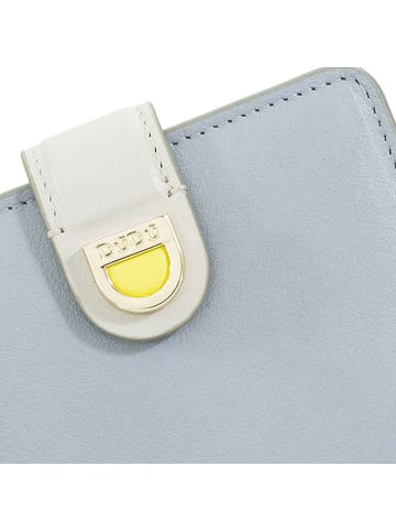DuDu Skyline Geldbörse RFID Schutz Leder 11 cm in cloud grey