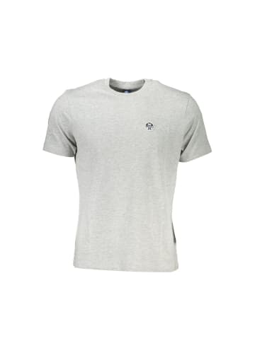 North Sails Graues Baumwoll-T-Shirt