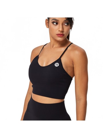 YEAZ CHARM Top in schwarz