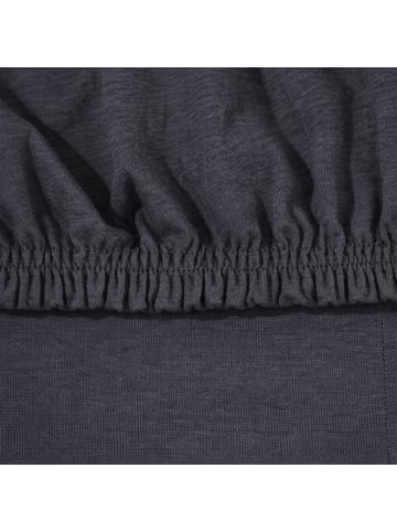 Traumschloss Comfort Jersey Spannbettlaken in anthrazit