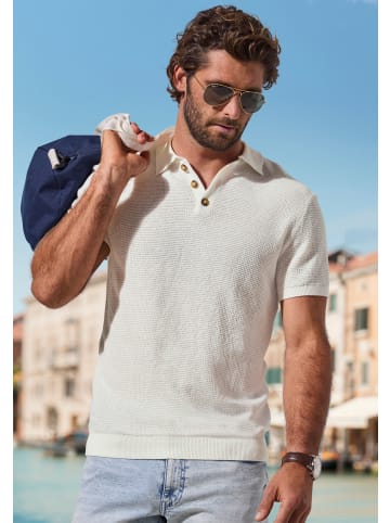 John Devin Poloshirt in offwhite