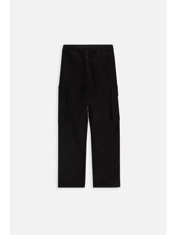 Coccodrillo Cargo-Stoffhose in schwarz