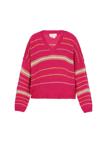 IZIA Women Sweater in fuchsia lime